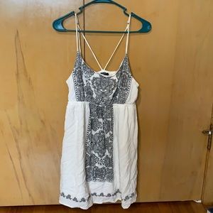 A white dress with design